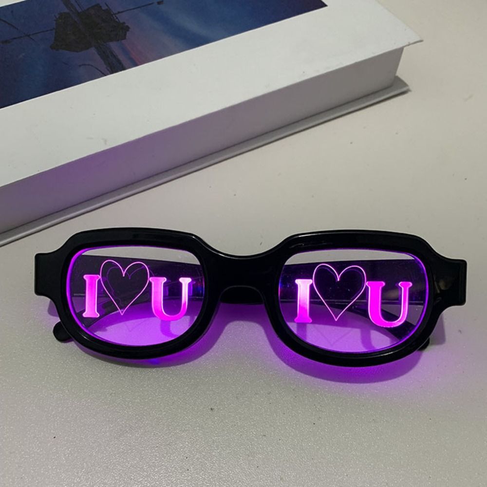 Glow In The Dark Party Glasses - Gafas LED de Efecto Especial, Brillantes,