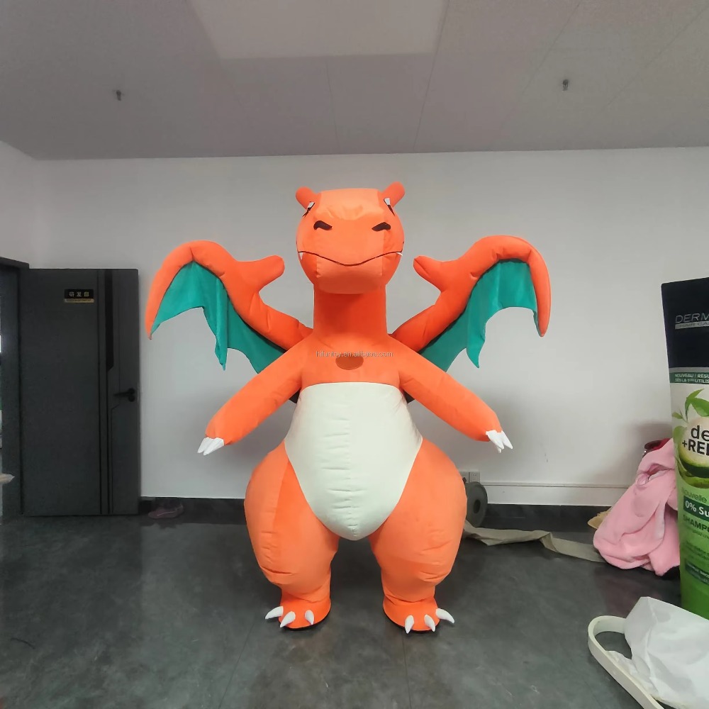 Inflatable Dinosaur Costume Adult - Disfraz Inflable de Dinosaurio/Dragón para Halloween