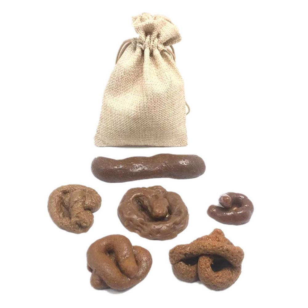 Fake Poop Gag Gift - 6 unidades de caca de broma,