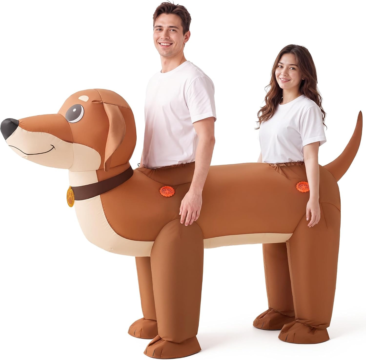 Costumes - Disfraz inflable de perro salchicha de