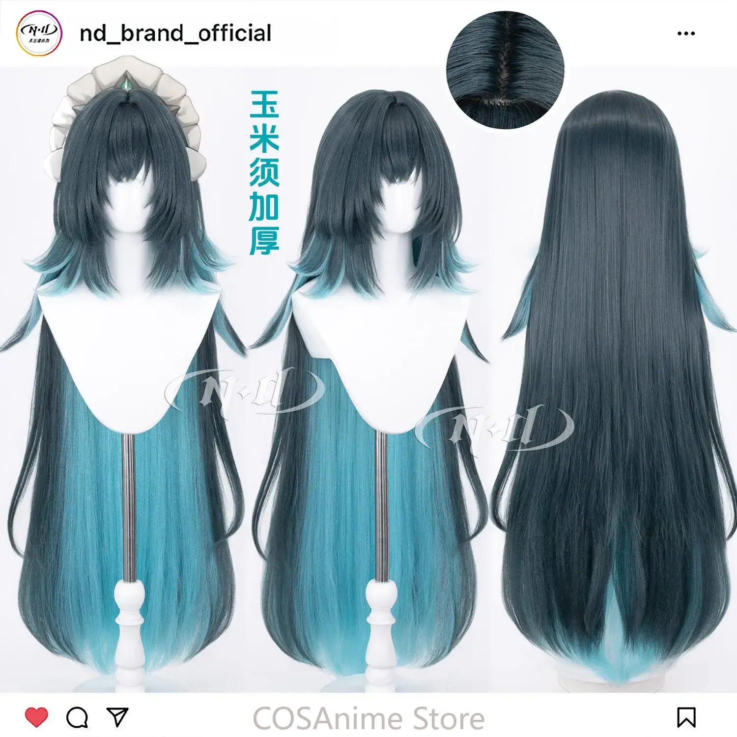 Peluca de cosplay de Danica, p - Anime Cosplay Wig Heat Resistant reseña y precio