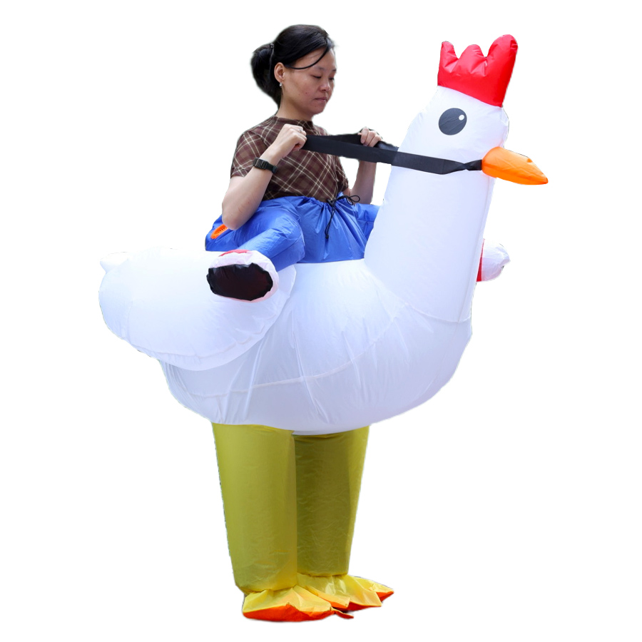 Disfraz inflable de pollo o pa - Costumes reseña y precio