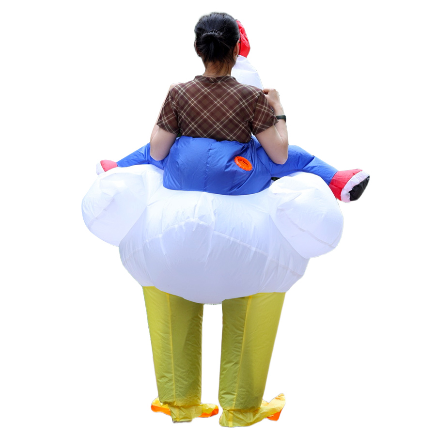 Disfraz inflable de pollo o pa - Costumes reseña y precio