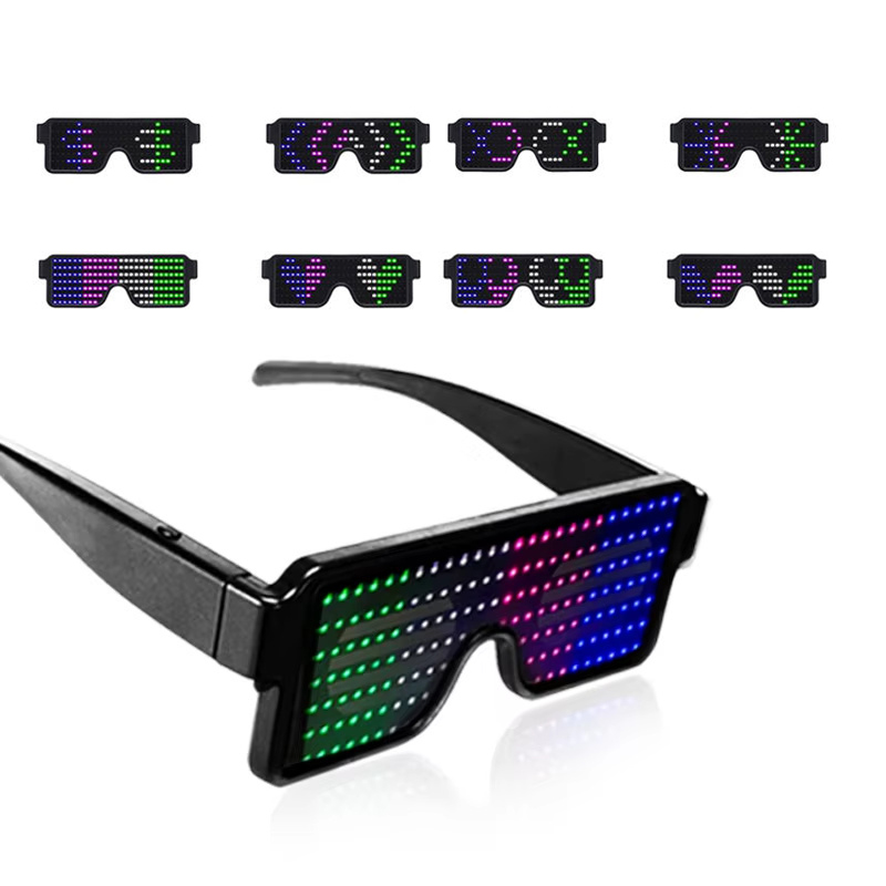 Gafas LED iluminadas, gafas di - Glow In The Dark Party Glasses reseña y precio
