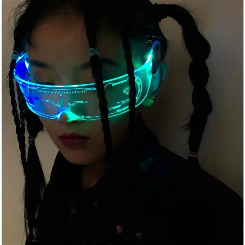 Gafas LED Luminosas de Siete C - Glow In The Dark Party Glasses reseña y precio