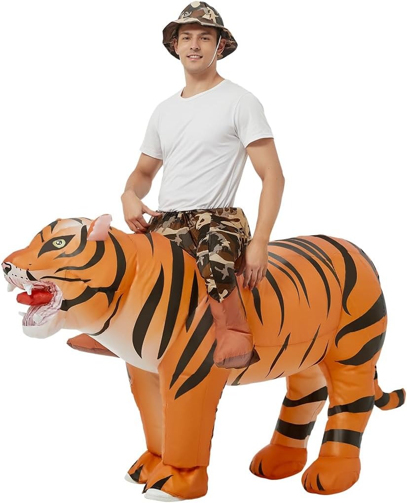 Disfraz de tigre inflable para - Costumes reseña y precio