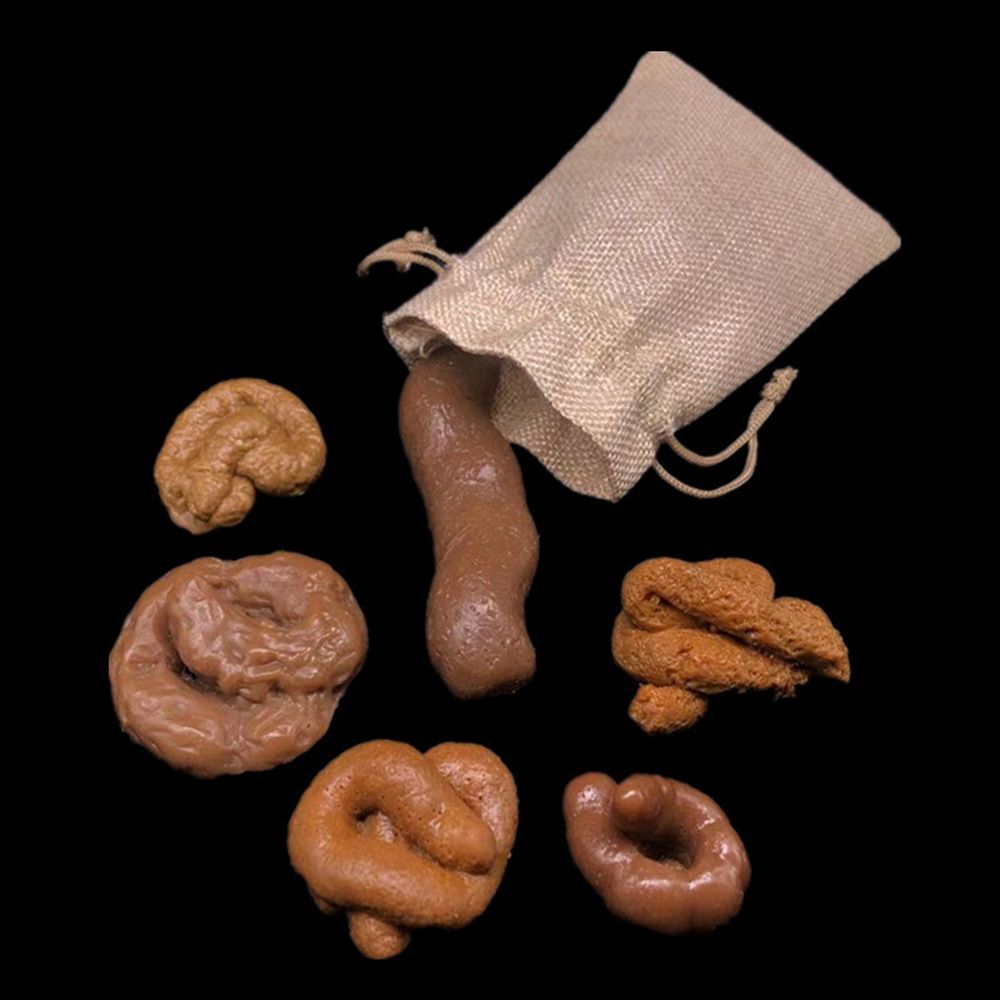 6 Piezas de Gadget Antiestrés  - Fake Poop Gag Gift reseña y precio