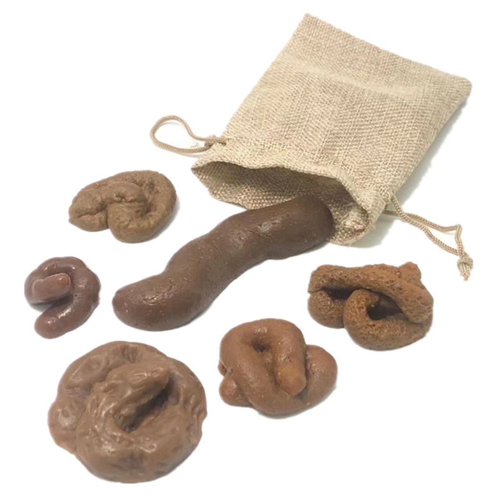 6 Piezas de Gadget Antiestrés  - Fake Poop Gag Gift reseña y precio