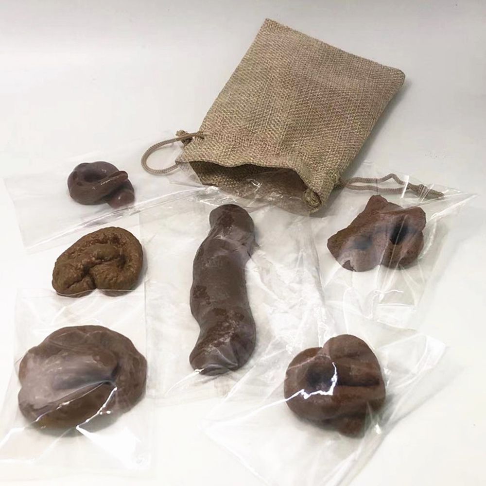 6 Piezas de Gadget Antiestrés  - Fake Poop Gag Gift reseña y precio