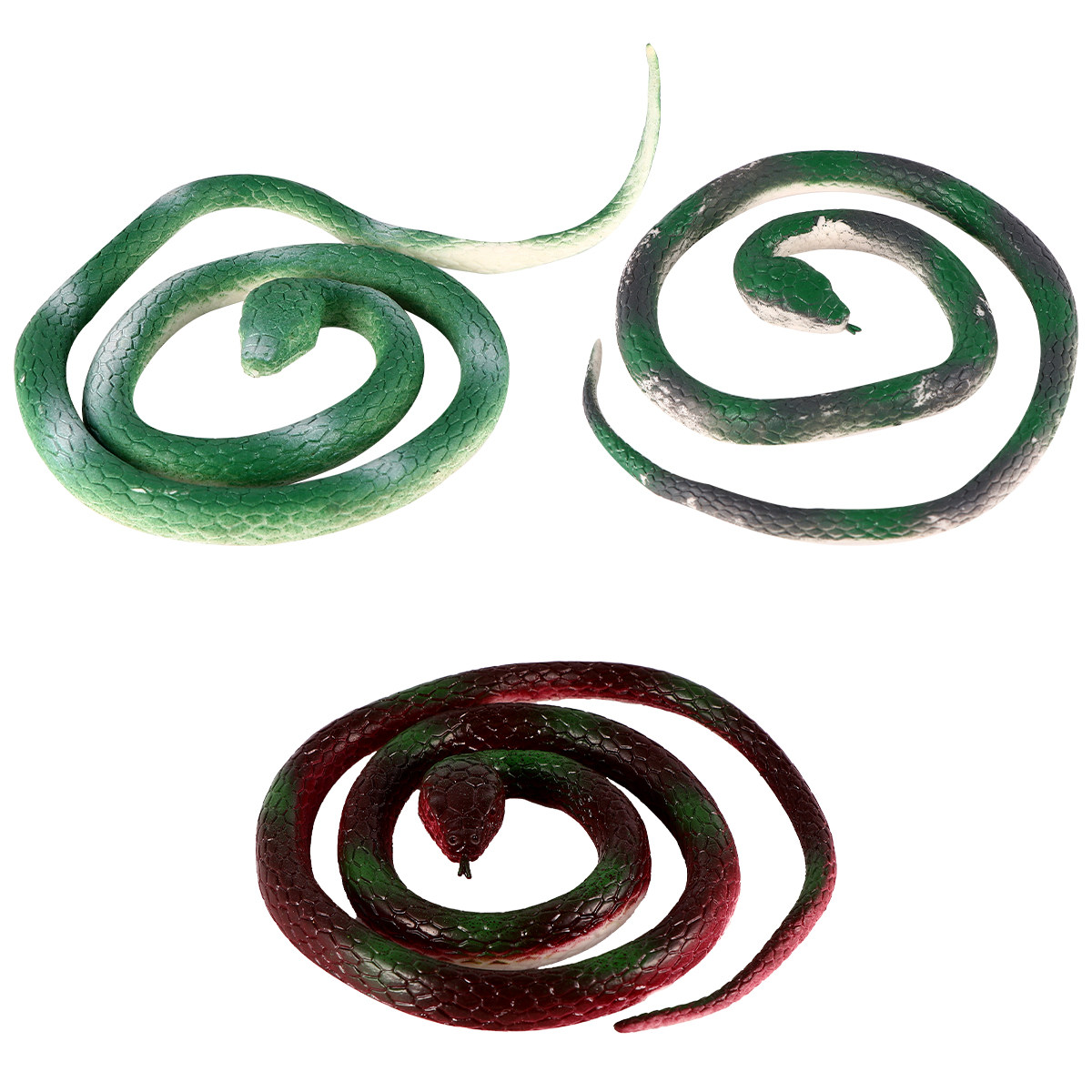 3 piezas de serpiente de goma  - Prank Toys reseña y precio